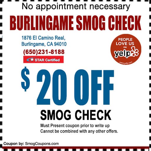 Smog Check Coupon