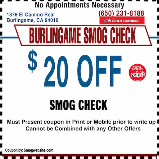Smog Check Coupon